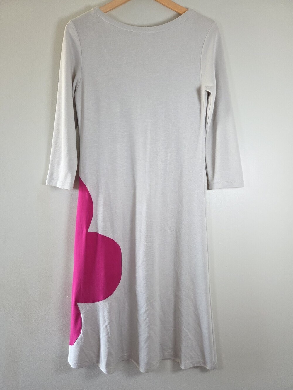 Alembika Midi Boho Gray Dress Size M Hippie Casual Oversized Chic Modern - Picture 9 of 15